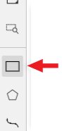 &ldquo;Rectangle&rdquo; button highlighted in user interface